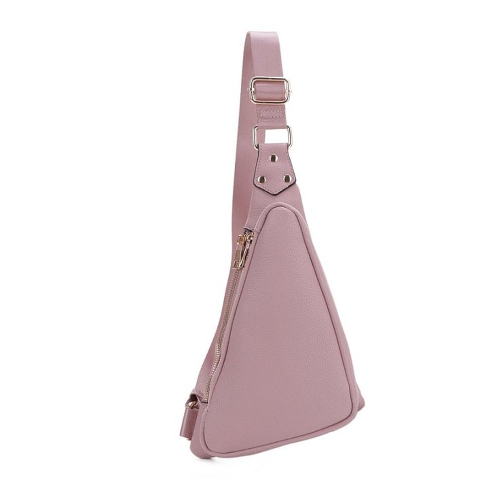PETA APPROVED Pink Sling Bag